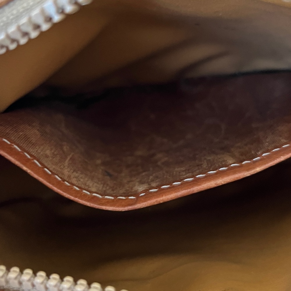 Celine Vintage Brown & Tan Monogram Crossbody Bag - Picture 9 of 12